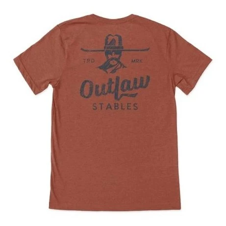 Cowboy Cool Unisex T-Shirt Outlaw Stables T-Shirt -CLEARANCE