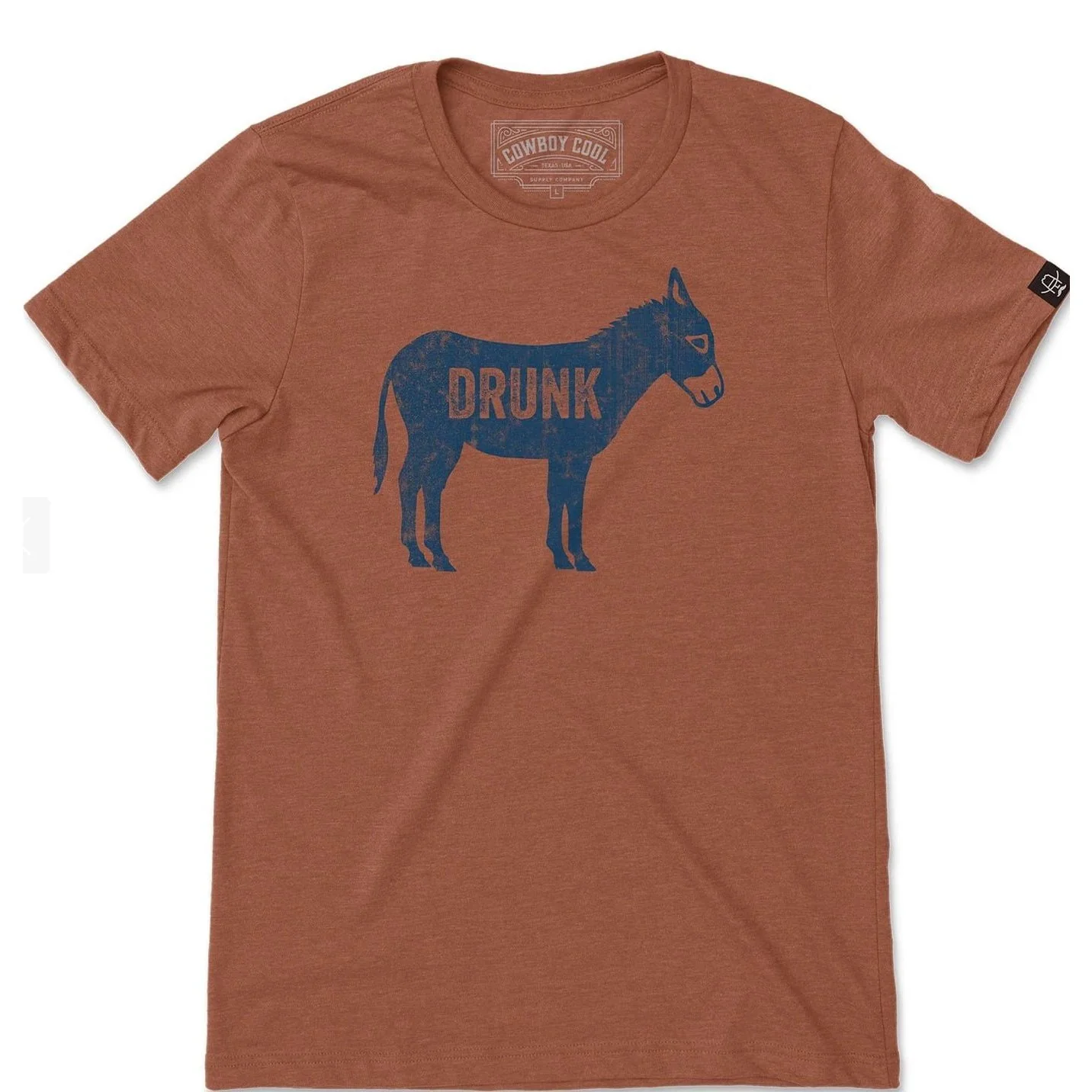 Cowboy Cool Unisex T-Shirt Drunk A$$ -CLEARANCE