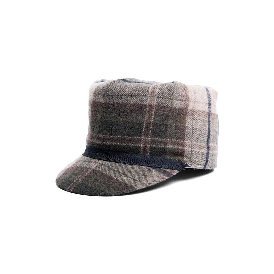 Crown Cap Woodland Plaid Stockman with Quilted Lining - Image 11