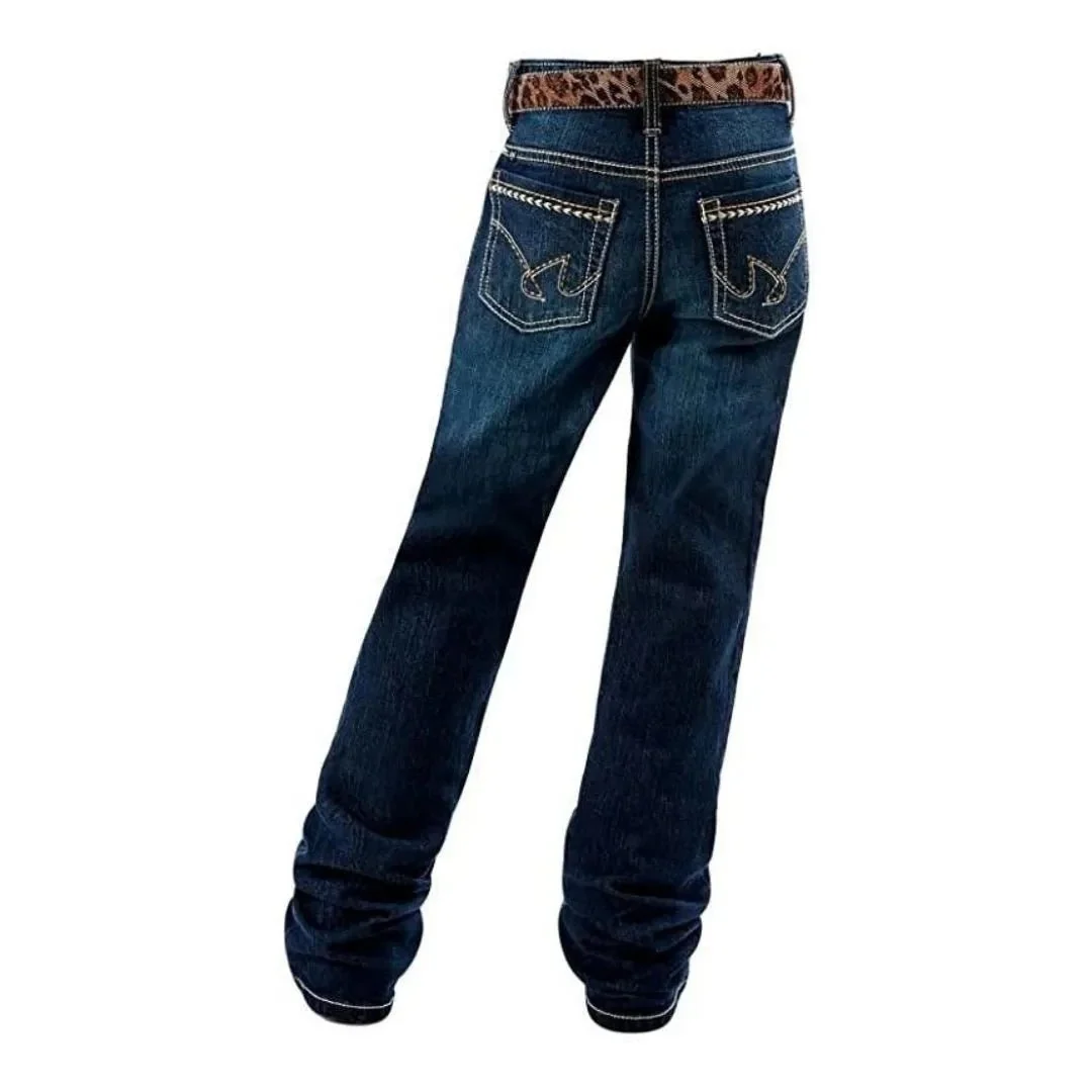 Cruel Girls Lucy Dark Denim Mid Rise Boot Cut Jean - Image 2