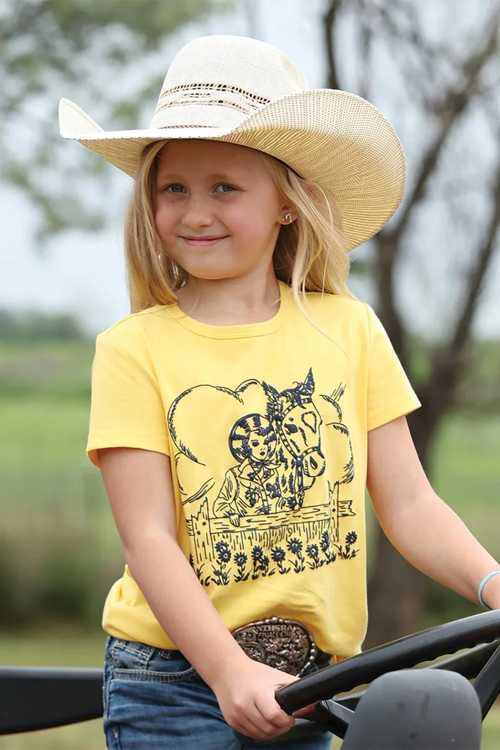 Cruel Girl's Yellow Tee Shirt
