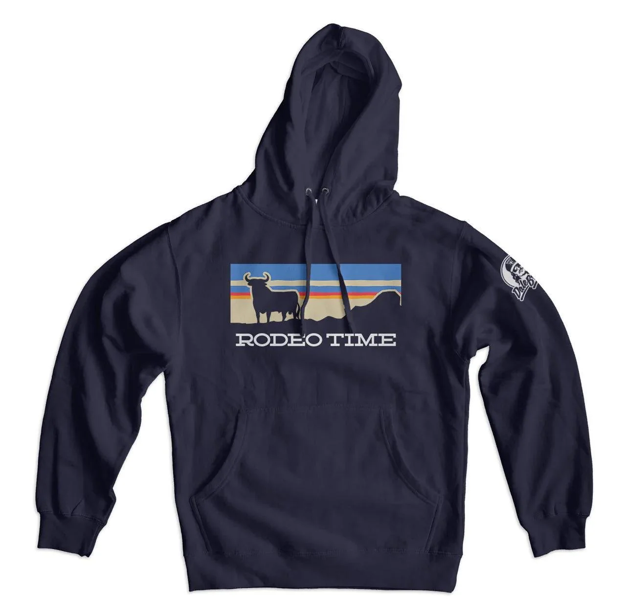 Dale Brisby Hoodie Sunset Rodeo Time Graphite - Image 3