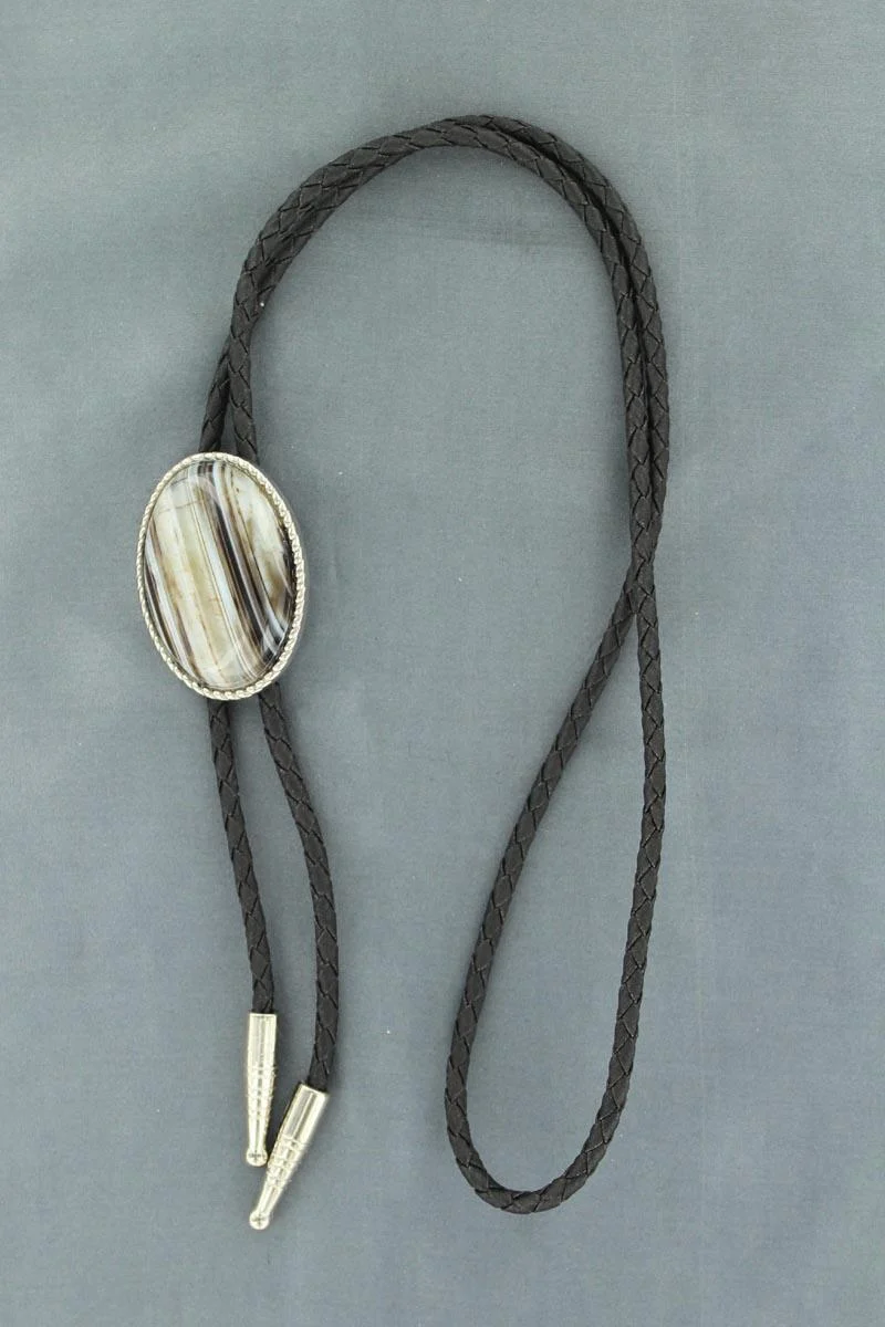 Double S Adult Western Bolo Onyx