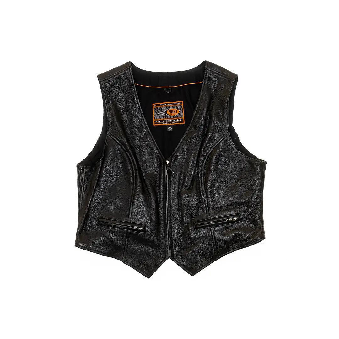 First Classics Women's Leather Western Style Vest - CLEARANCE - Image 3