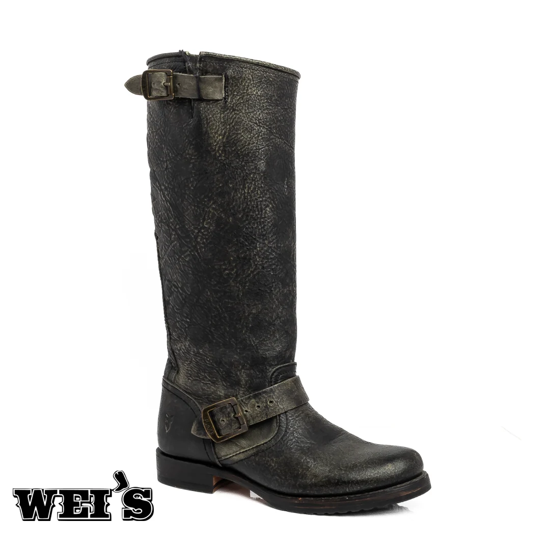 Frye Women's 12" Leather Veronica Slouch Boots - CLEARANCE - Image 2