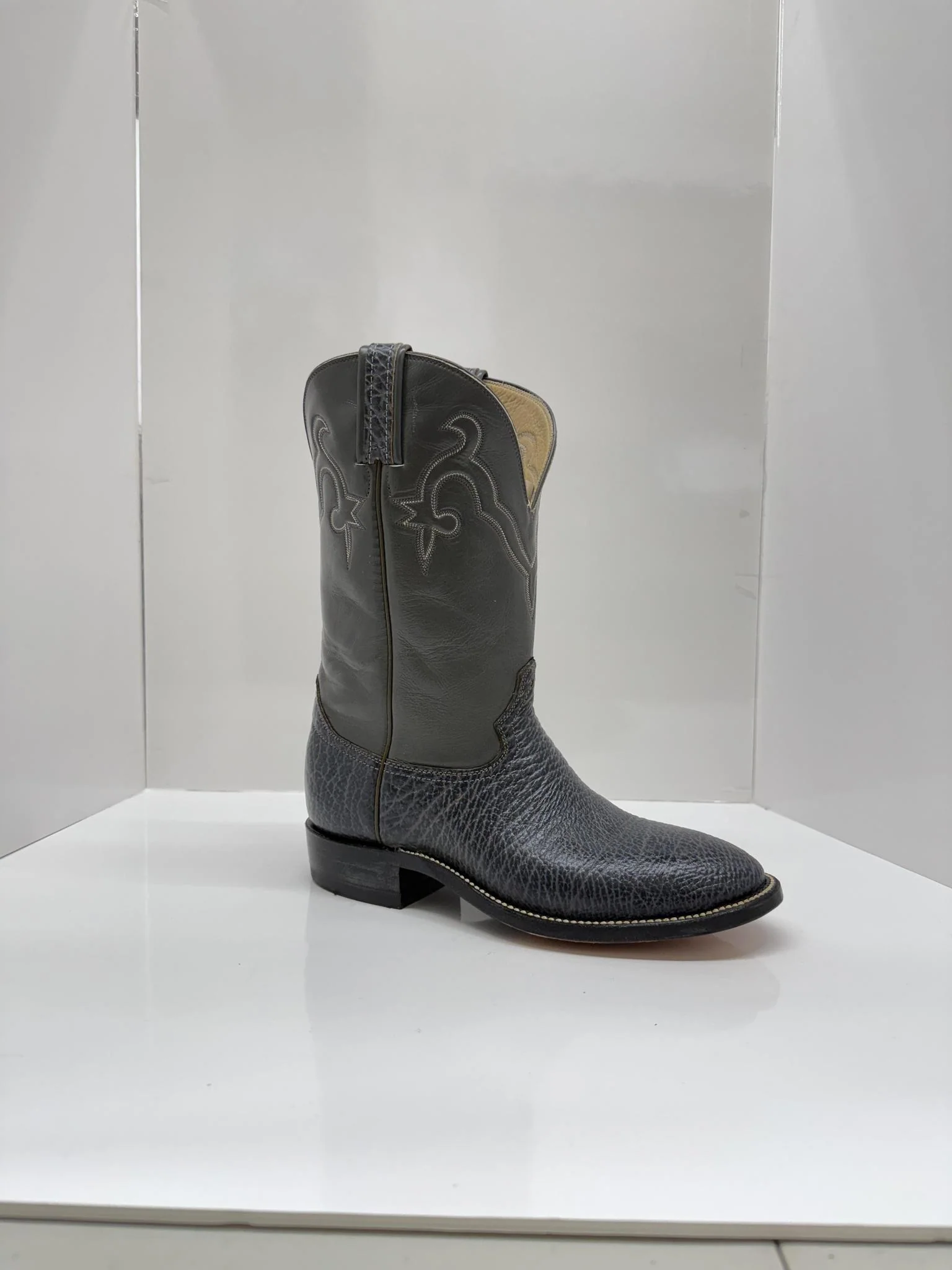 Garage Sale Hondo Men's 11" Cowboy Boots Grey/Blue