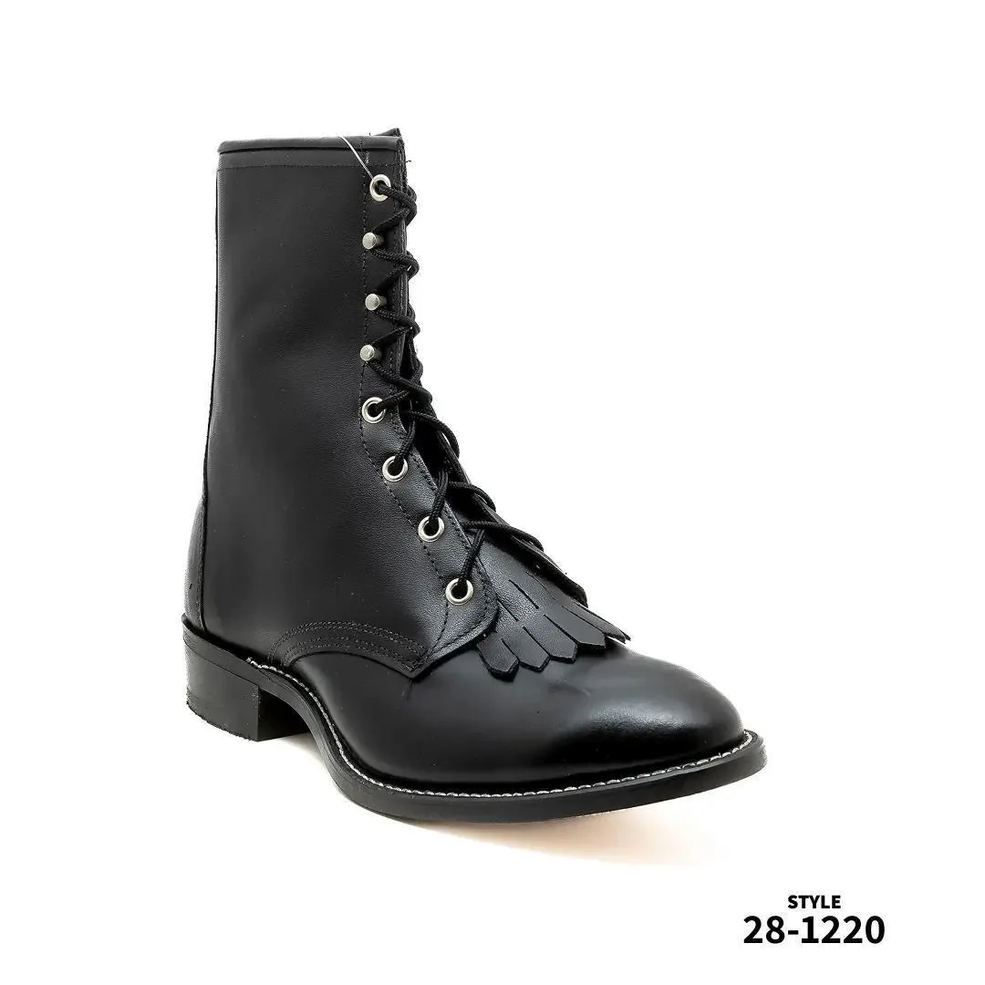 Garage Sale Laredo Men's Black Outlaw Lace-Up Roper Boots