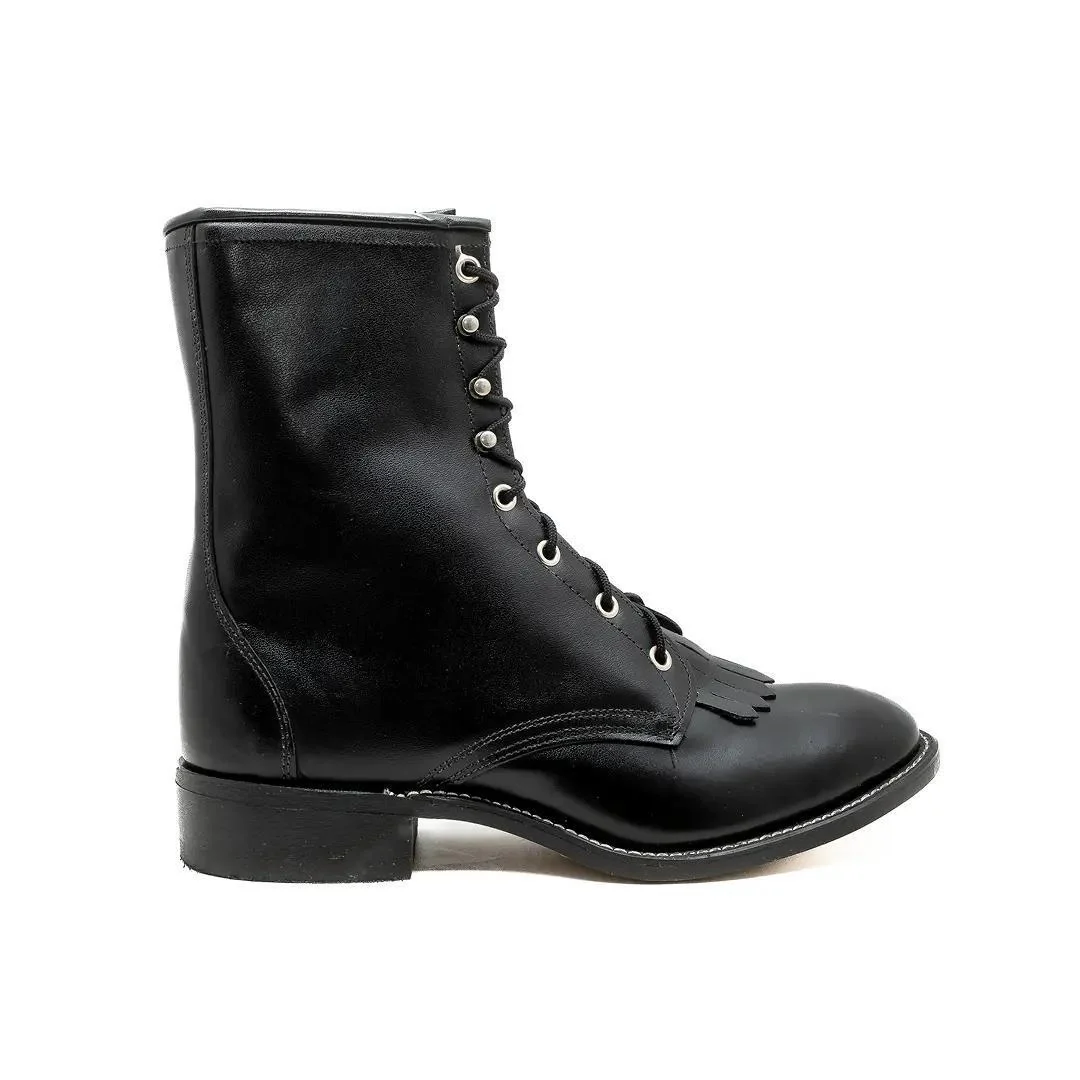 Garage Sale Laredo Men's Black Outlaw Lace-Up Roper Boots - Image 2