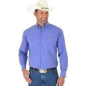 Wrangler Men's Shirt George Strait Men’s Long Sleeve Button Down