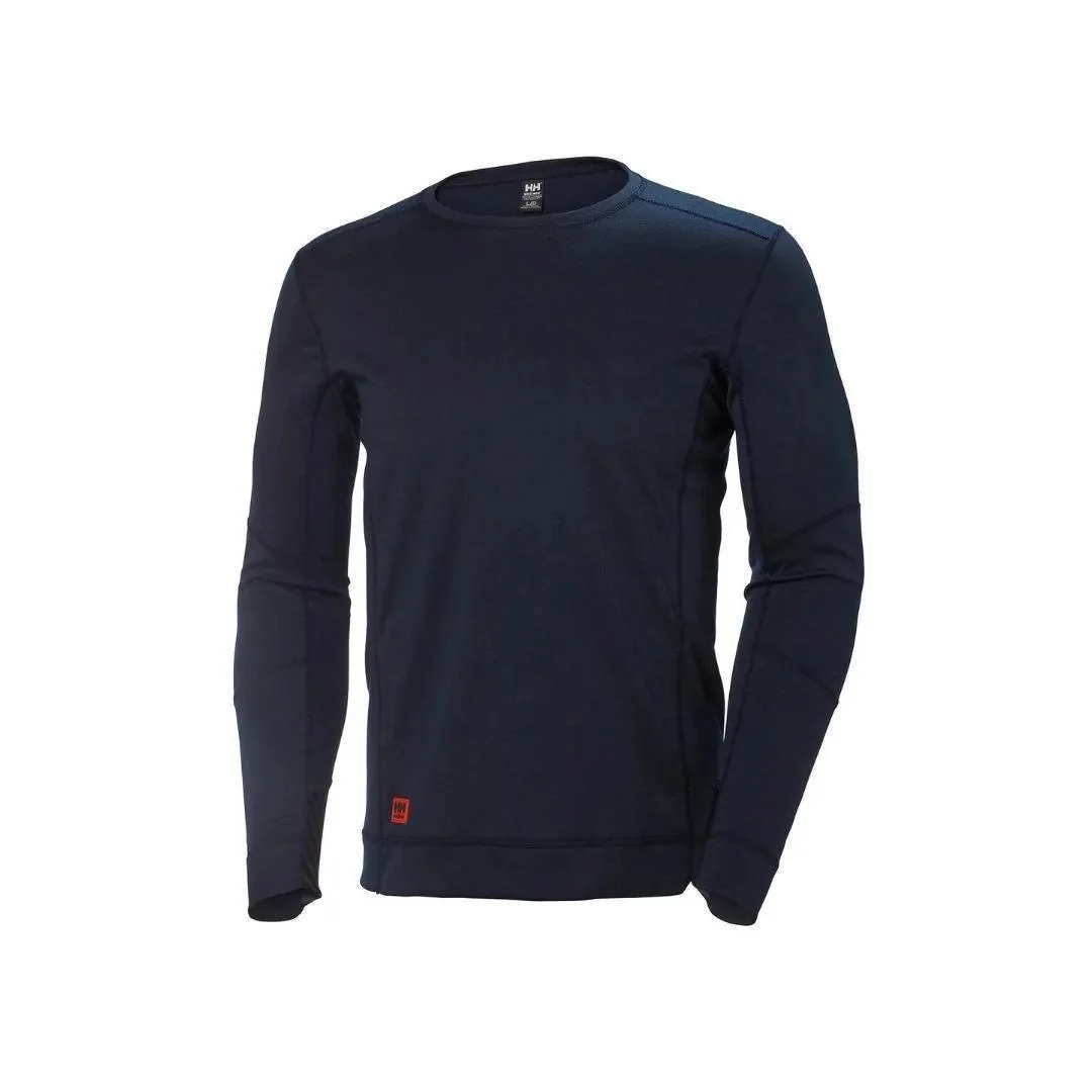Helly Hansen Men's Lifa Max Base Layer Crewneck Tall Navy - Image 6