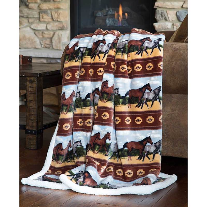 Carstens Sherpa Lined Plush Throw - Image 11