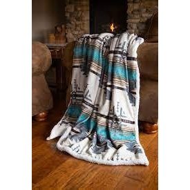Carstens Sherpa Lined Plush Throw - Image 12