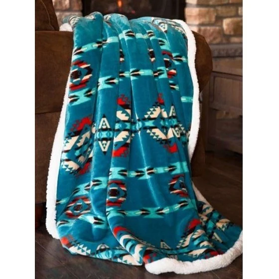 Carstens Sherpa Lined Plush Throw - Image 15