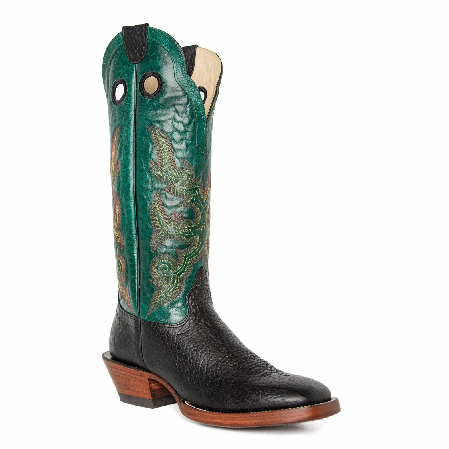 Hondo Men’s "Green Volcano" Cowboy Boot