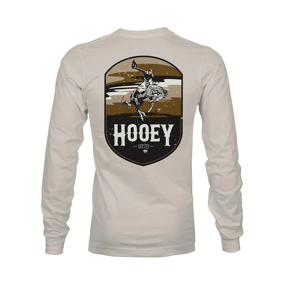 Hooey "Cheyenne" Cream Long Sleeve T-Shirt