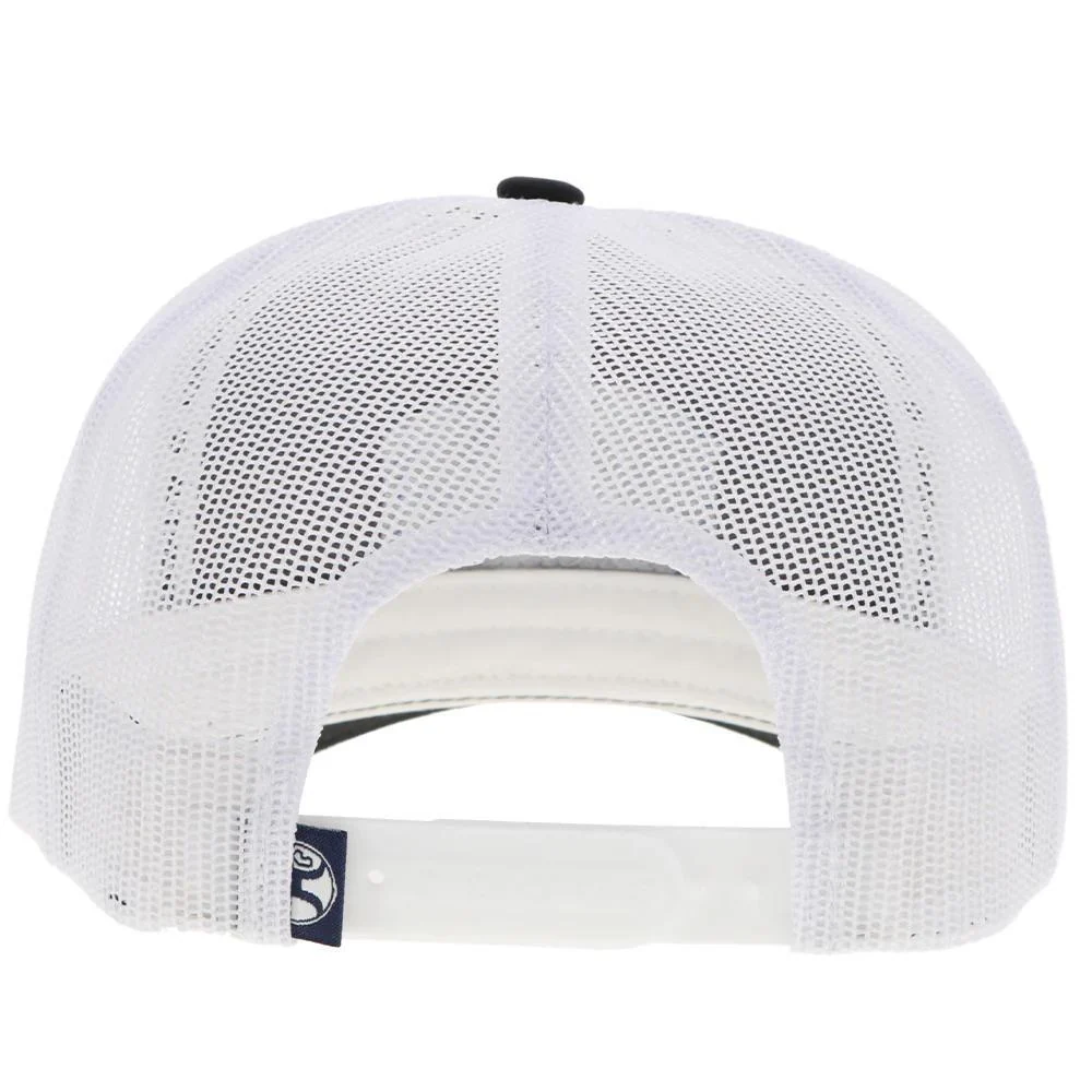 Hooey "John Wayne The Hell I Wont" Hat Black/White - Image 2
