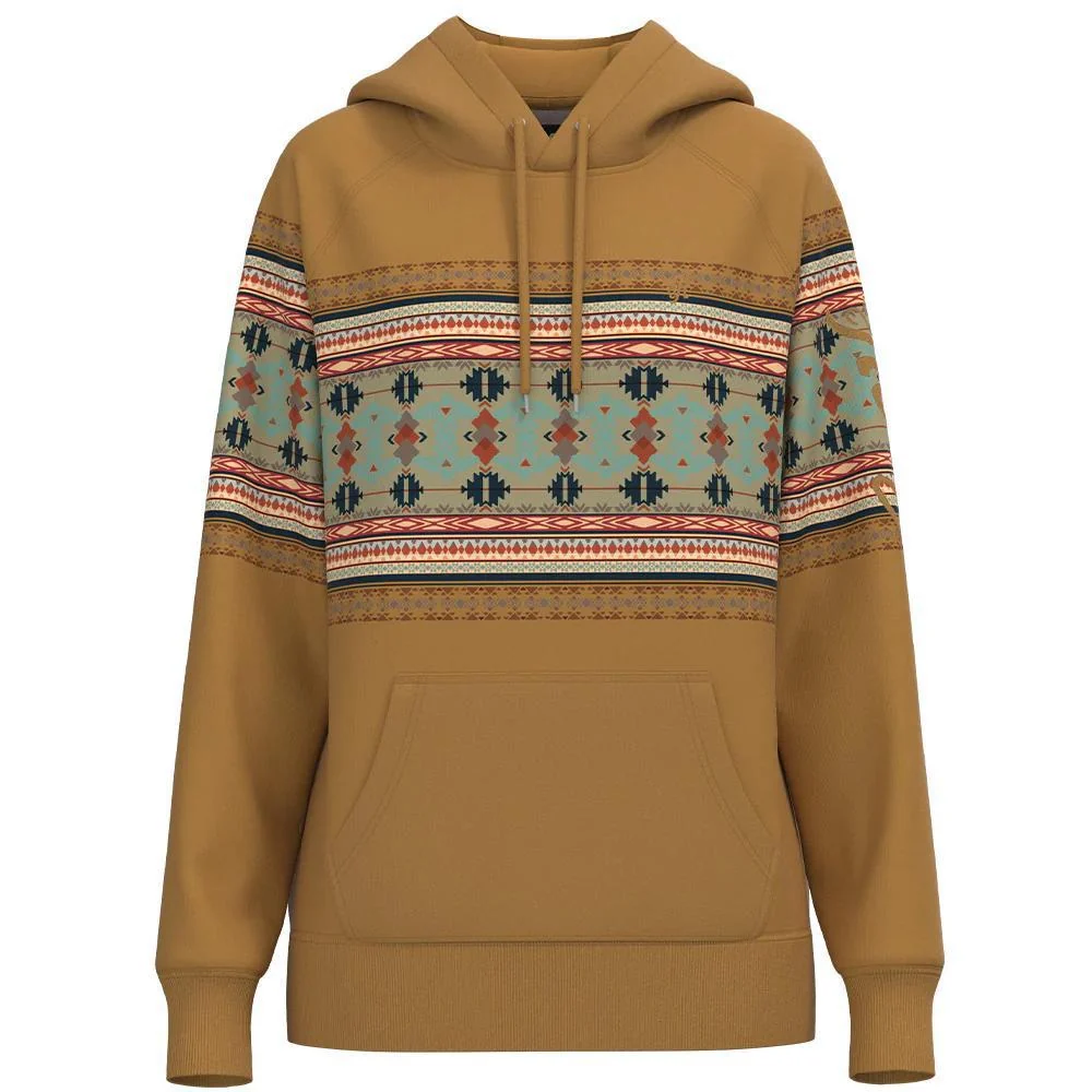 Hooey Ladies "Legendary Hoody" Tan w/Thunderbird Pattern