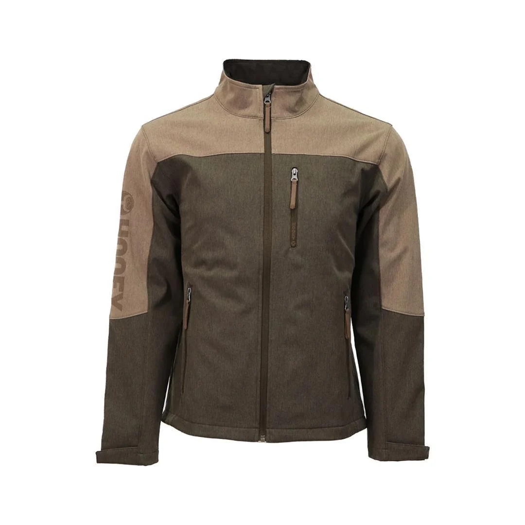 Hooey Men's Jackson Soft Shell Jacket Brown & Tan - Image 5