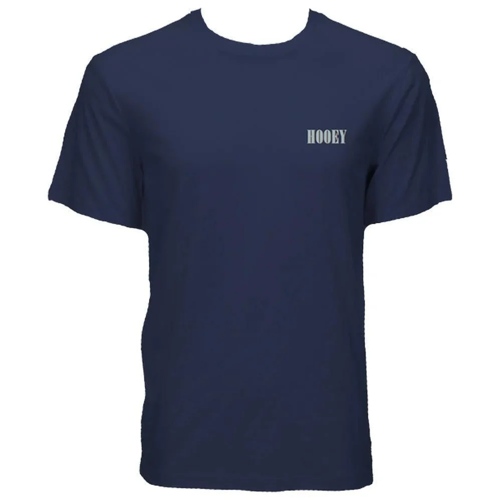 Hooey Men's "Wild Ride" Blue With Light Blue & White Hooey Logo T-Shirt