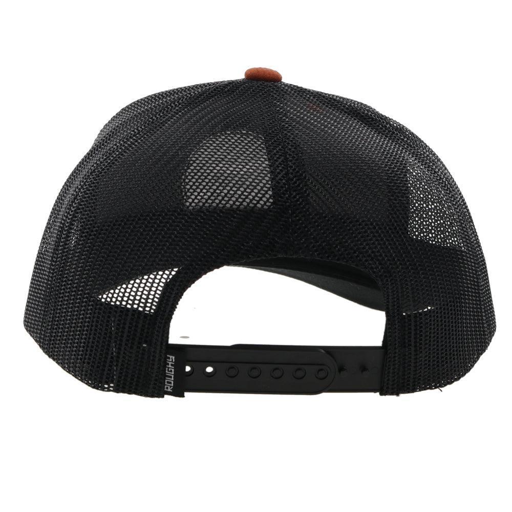 Hooey Unisex " Strap " Roughy Rust/Black Trucker Hat - Image 3