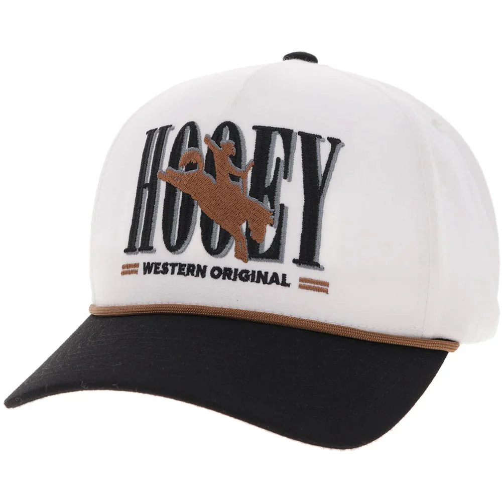 Hooey "Wild Ride" White/Black Ballcap