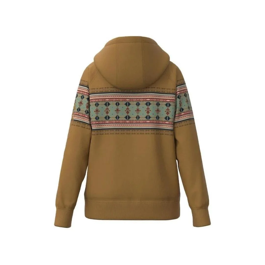 Hooey Youth "Legendary Hoody" Tan w/Thunderbird Pattern - Image 3