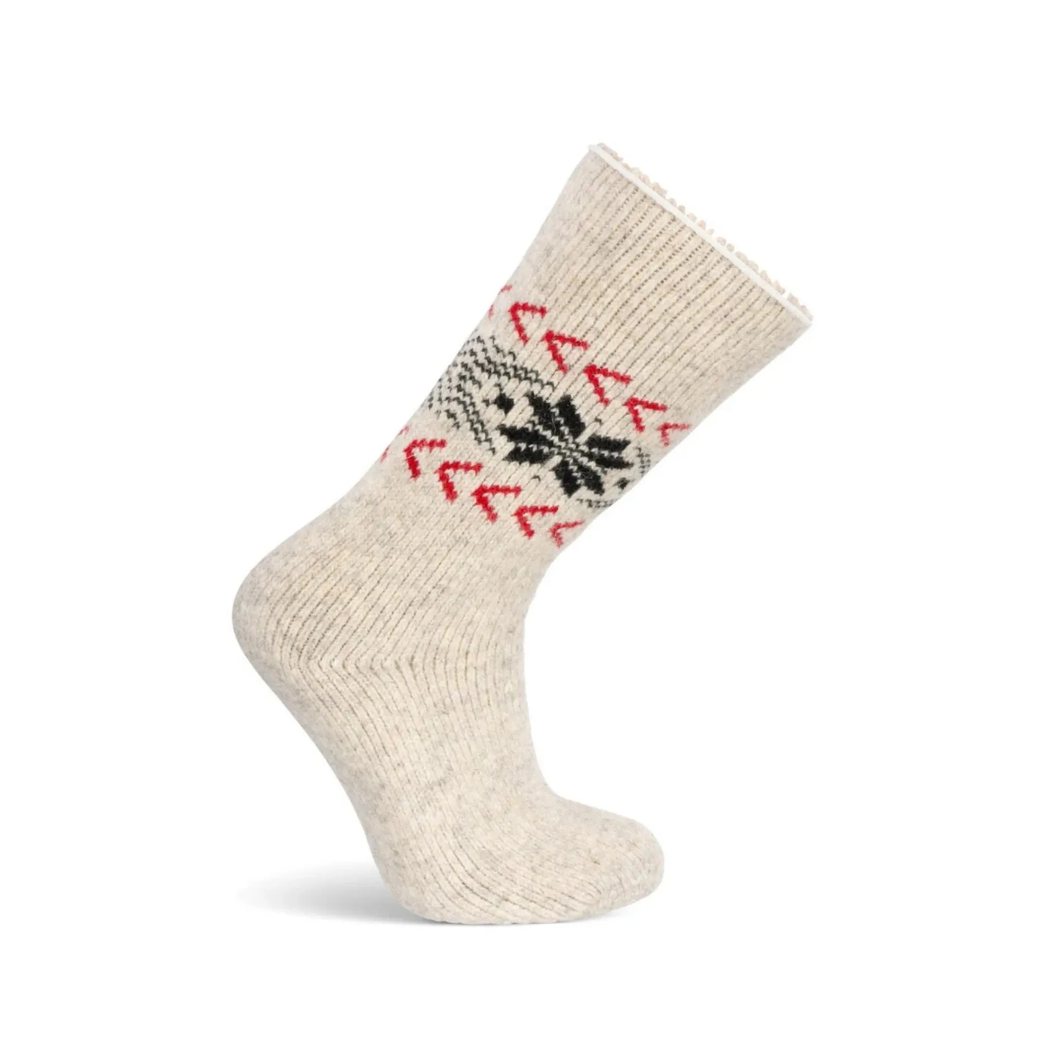 J.B. Field's Unisex 40 Below Snowflake Pattern Wool Thermal Winter Sock