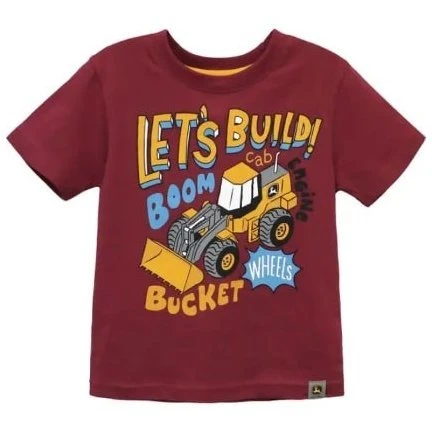 John Deere Infant & Toddler Boy’s T-Shirt Let’s Build
