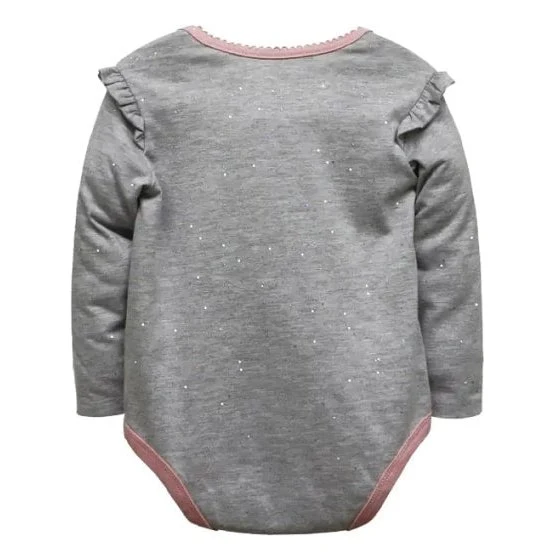 John Deere Infant Girl’s Onesie Long Sleeve Farm Friends - CLEARANCE - Image 2