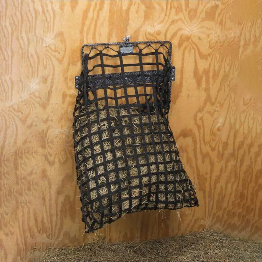 JT International Tough 1 Hay Hoops Slow Feed Web Hay Feeder With Frame