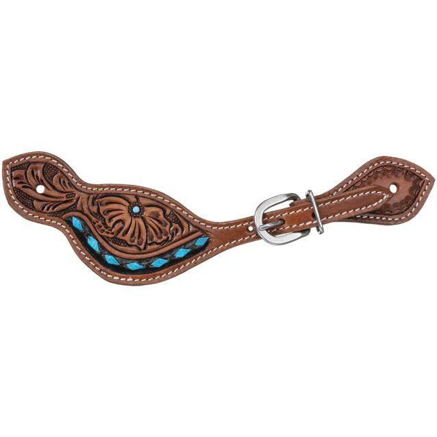 JT International Spur Straps Silver Royal Ranahan