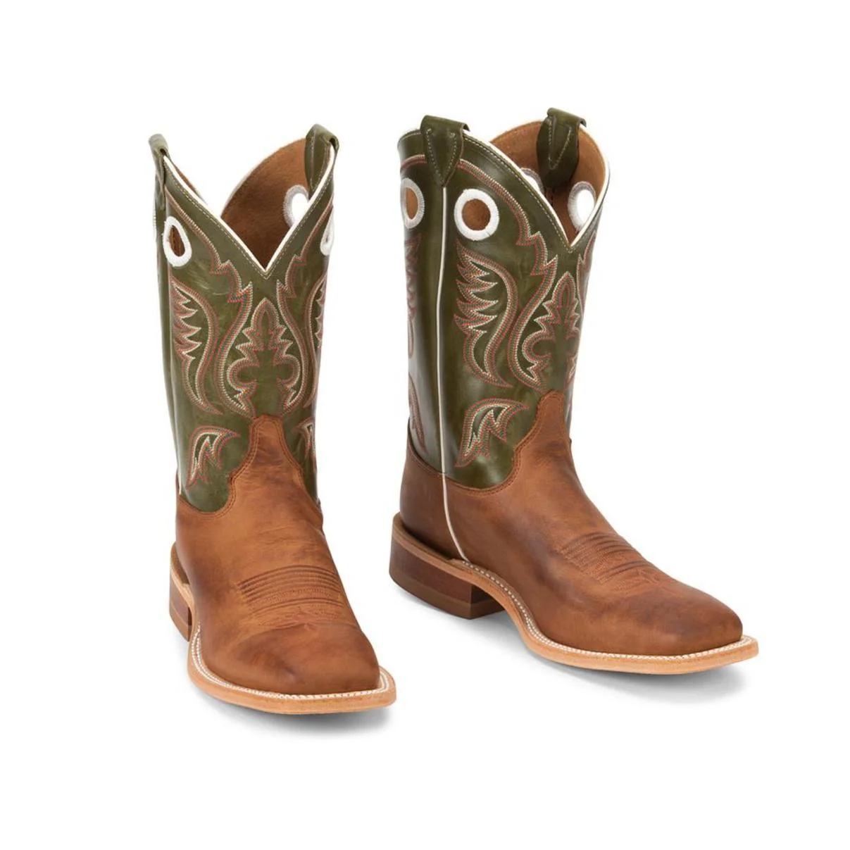 Justin Men's 11" Austin Western Boots Cognac - Image 23