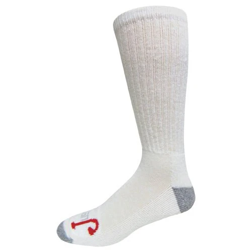 Justin Men's Half Cushion Cotton Over The Calf Socks 3 pack