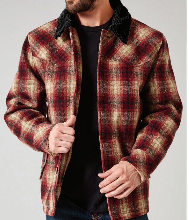 Kimes Ranch Men's Big Horn Jacket Dark Red - CLEARANCE