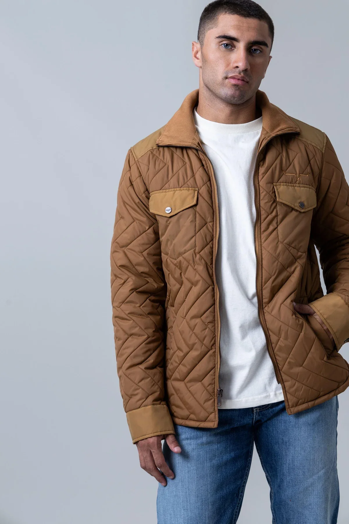Kimes Ranch Skink Quilted Nylon Flannel-Lined Jacket Men's - Image 8