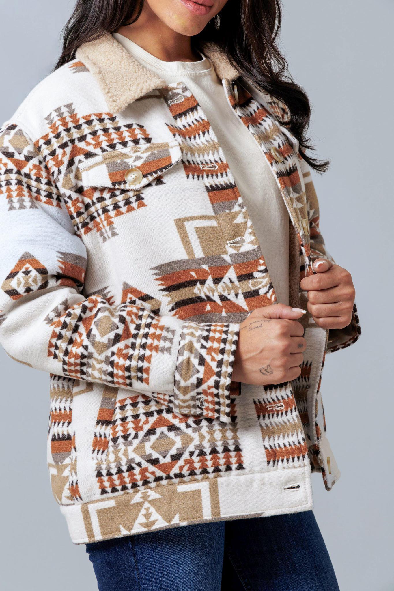 Kimes Ranch Women's Red Rocks Jacket Oatmeal - Image 2