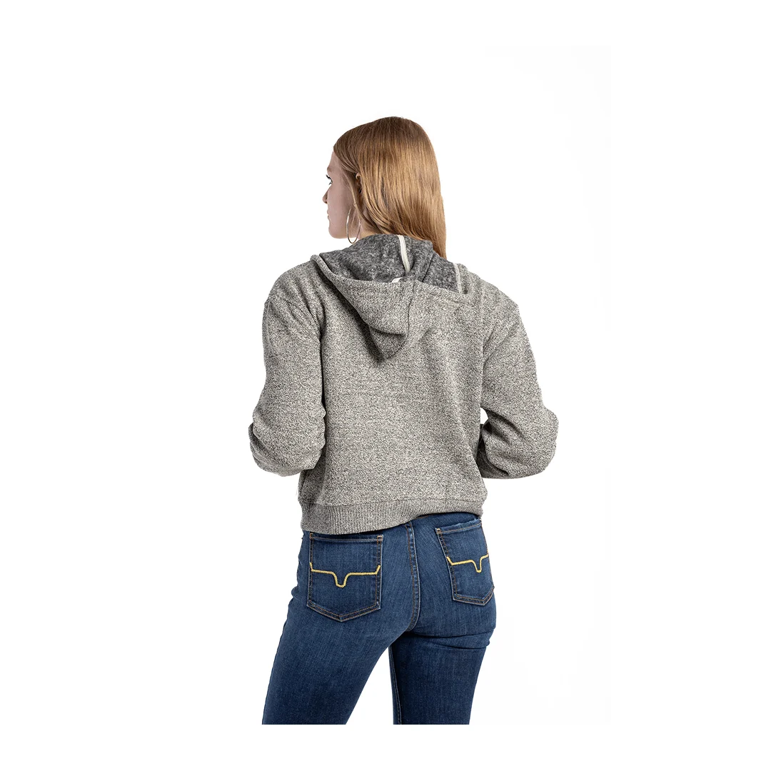 Kimes Ranch Women's Shelly Cropped Hoodie In Heather - Image 3