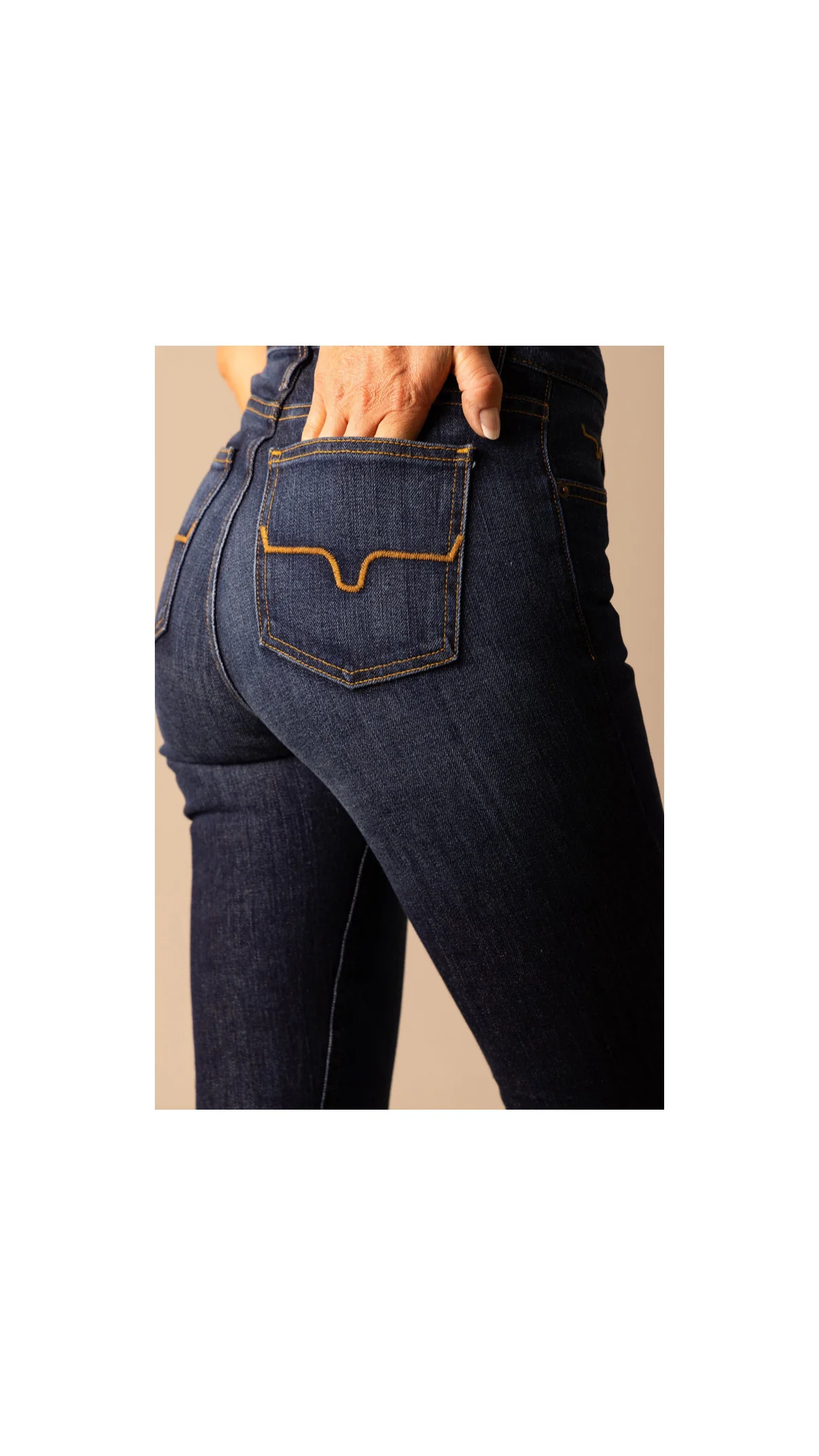Kimes Ranch Women's Jeans Wide Flare Jennifer Dark Wash - Image 3