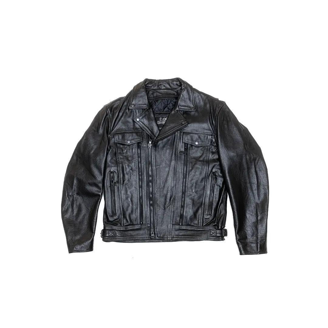 Leather King Men's "Rider's Edge" Vented Leather Jacket - CLEARANCE