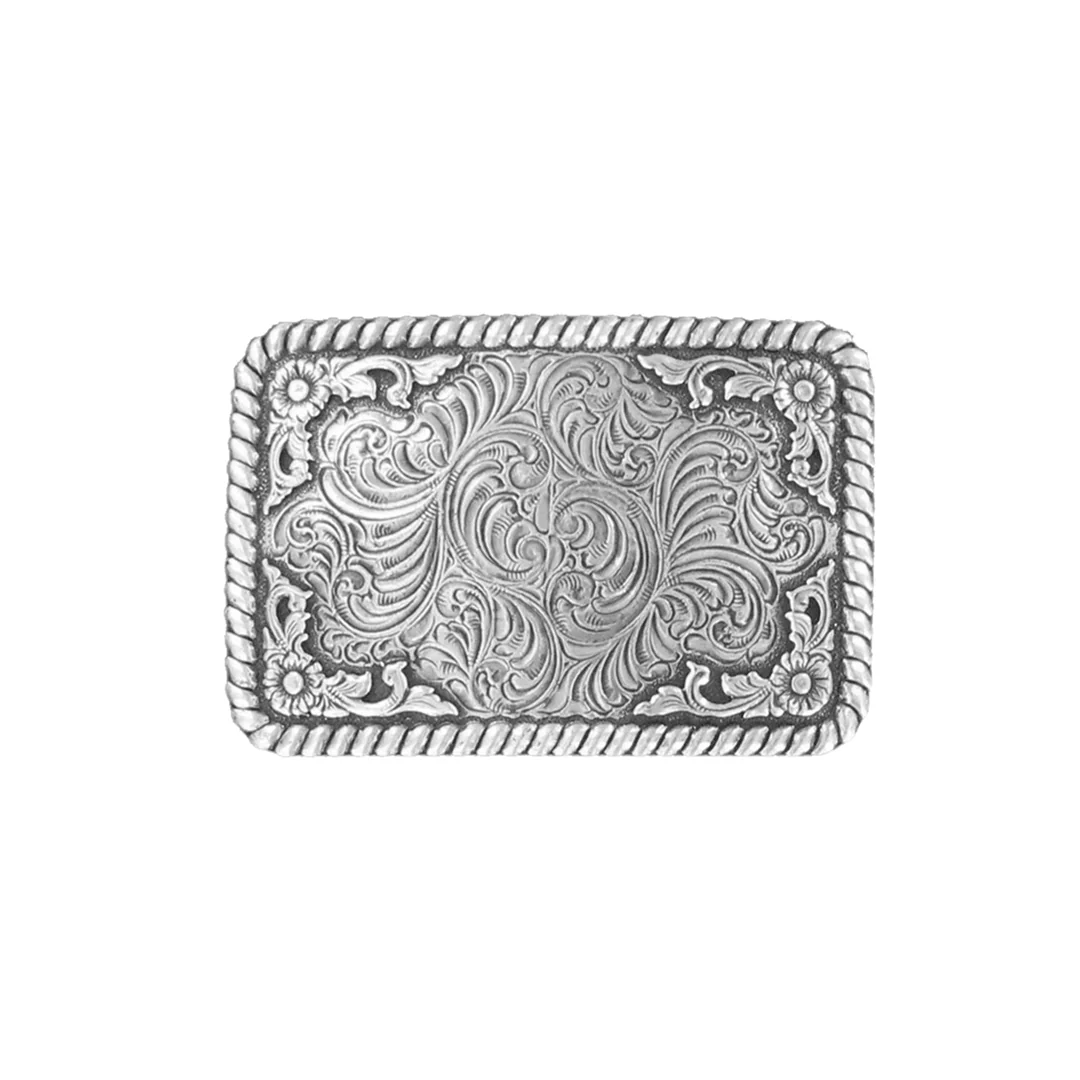 M&F Western Products Floral Belt Buckle