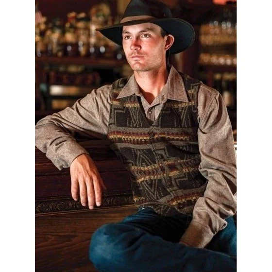 Outback Trading Company Men’s Vest Aztec Owen - Image 3