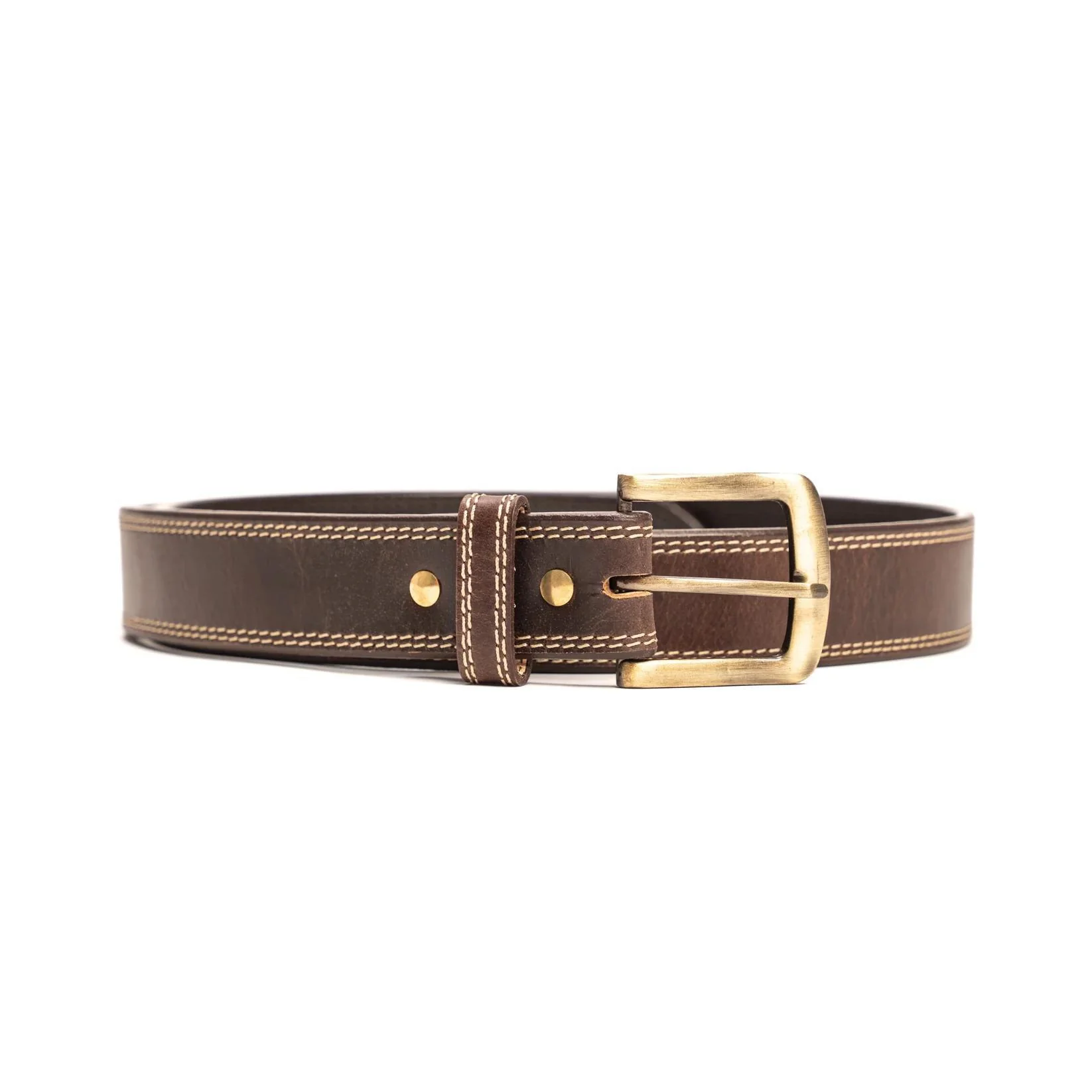 Men's Circle SH Leather Belt - Image 8