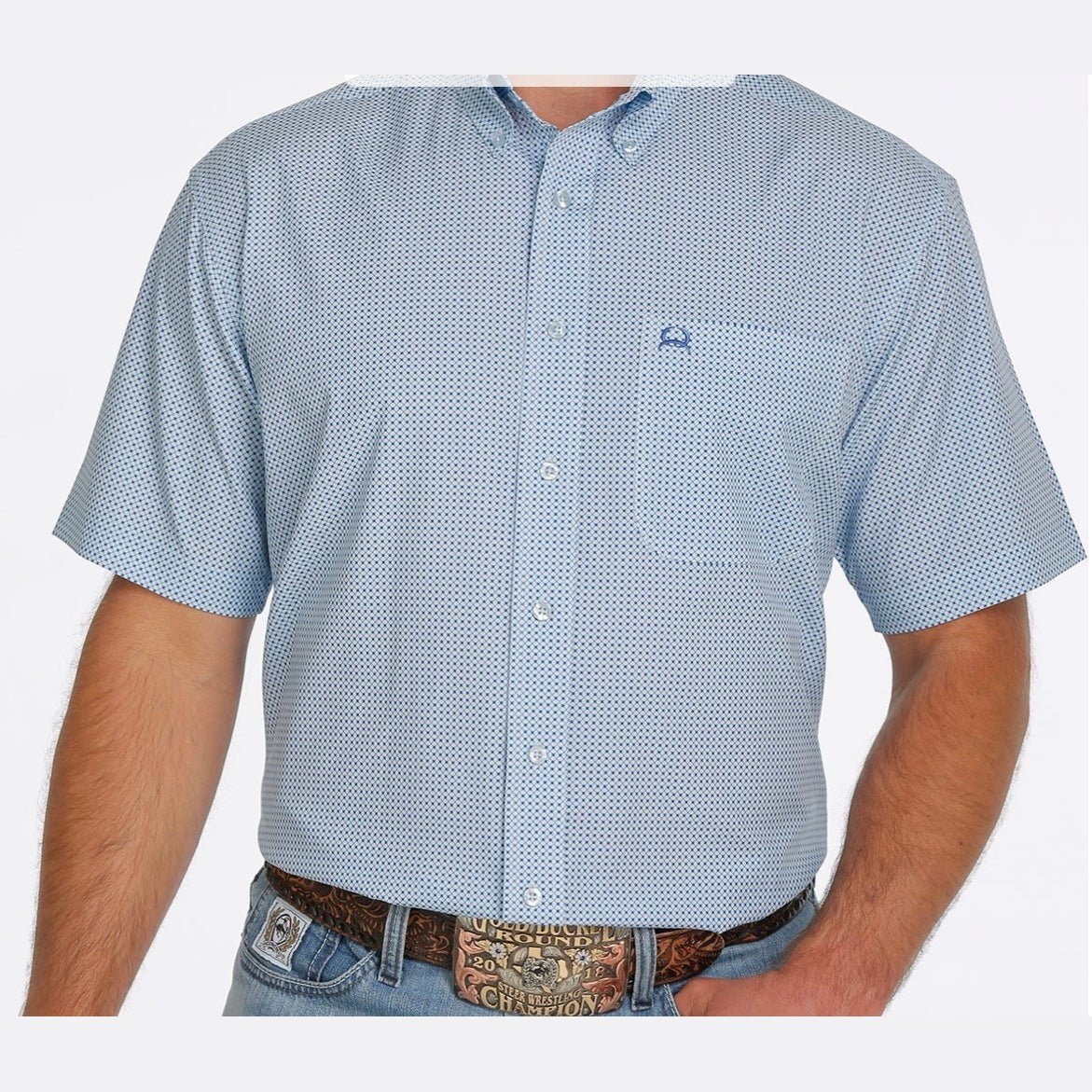 Cinch Men's Shirt Short Sleeve Arenaflex Button Down