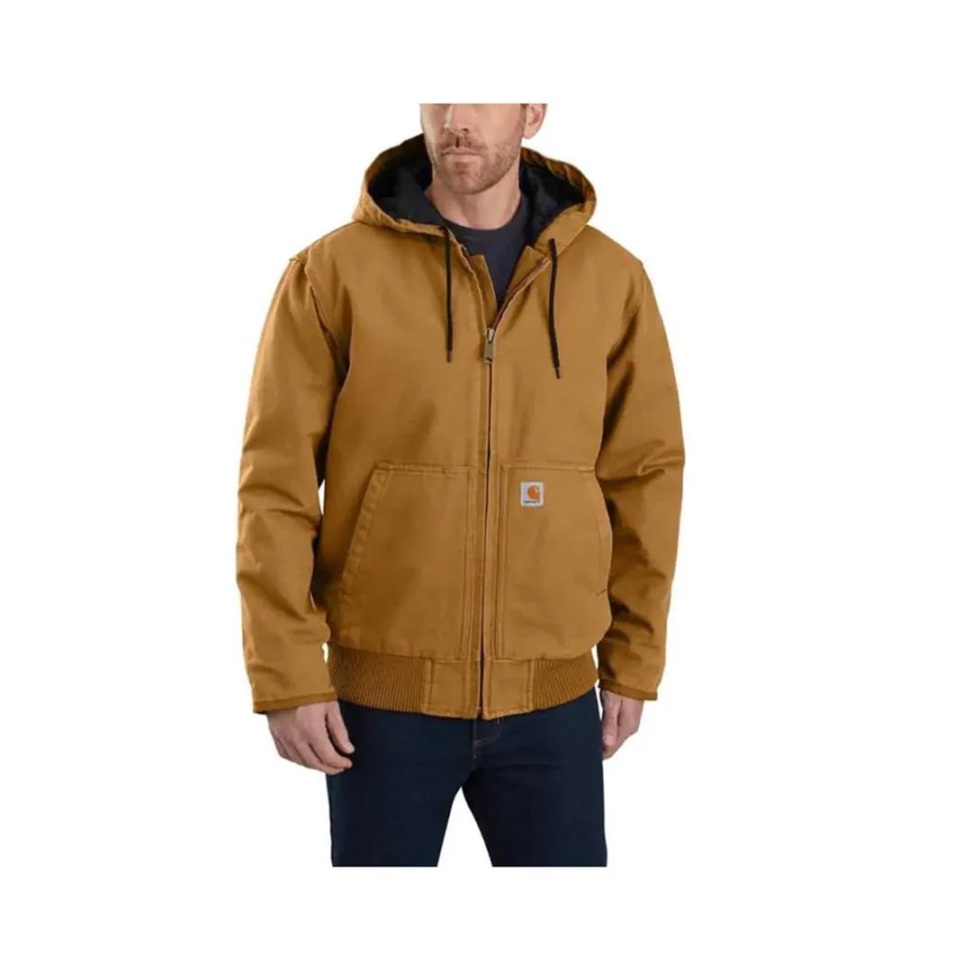 Carhartt Men's Quilt-Lined Washed Duck Insulated Active Jacket - Image 17