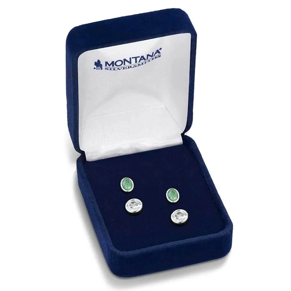Montana Silversmiths Circle Four Post Earring Set - Image 2
