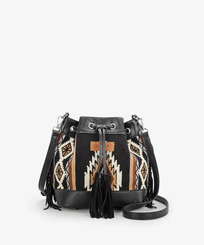 Montana West Aztec Knitted Bucket Bag - Image 6