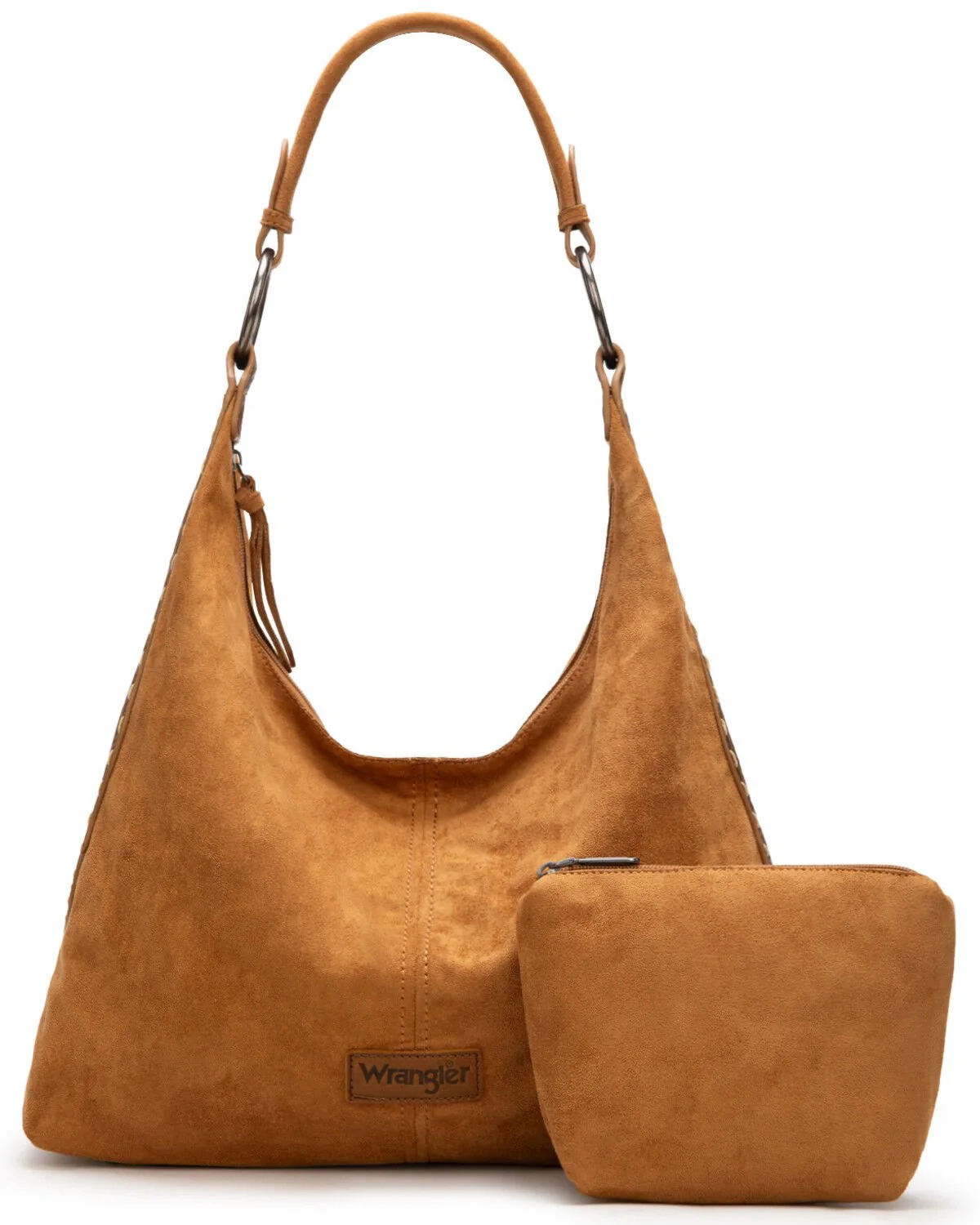 Montana West Wrangler Floral Tooled Hobo Bag With Pouch Bag