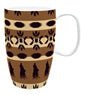 Nativo Wolf Print Ceramic 600ML Mug With Lid