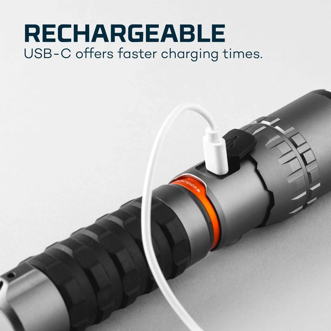 NEBO Slyde King 2,000-Lumen Rechargeable LED Flashlight with 500-Lumen Work Light - Image 3