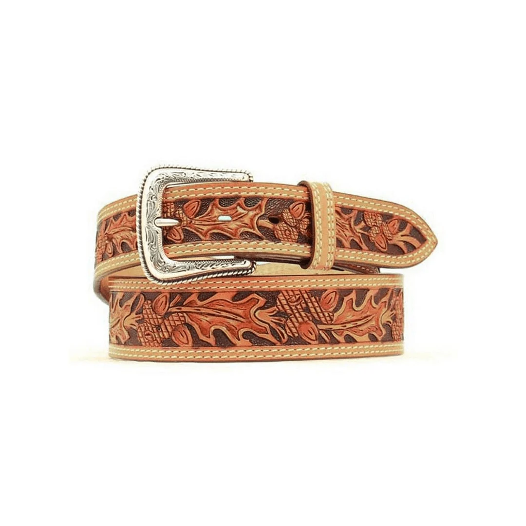 Nocona Men's Hand Tooled Belt - Image 2